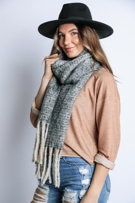 FUZZY WINTER LONG SCARF