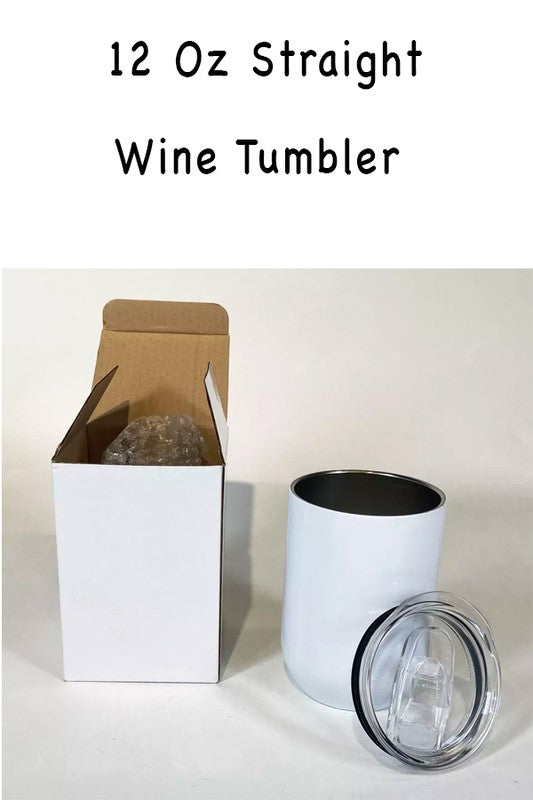 I'm Just Wtf ing Through Life Graphic Wine Tumbler