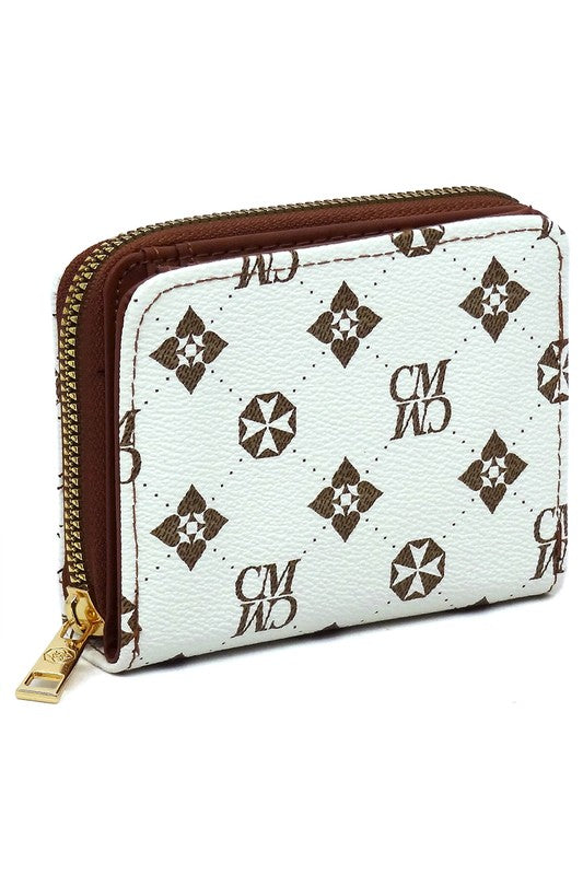 CM Monogram Accordion Bi-fold Wallet