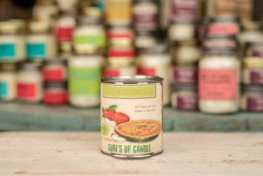 Apple Crumble Paint Can Candle - Vintage Collection: Pint (16oz)