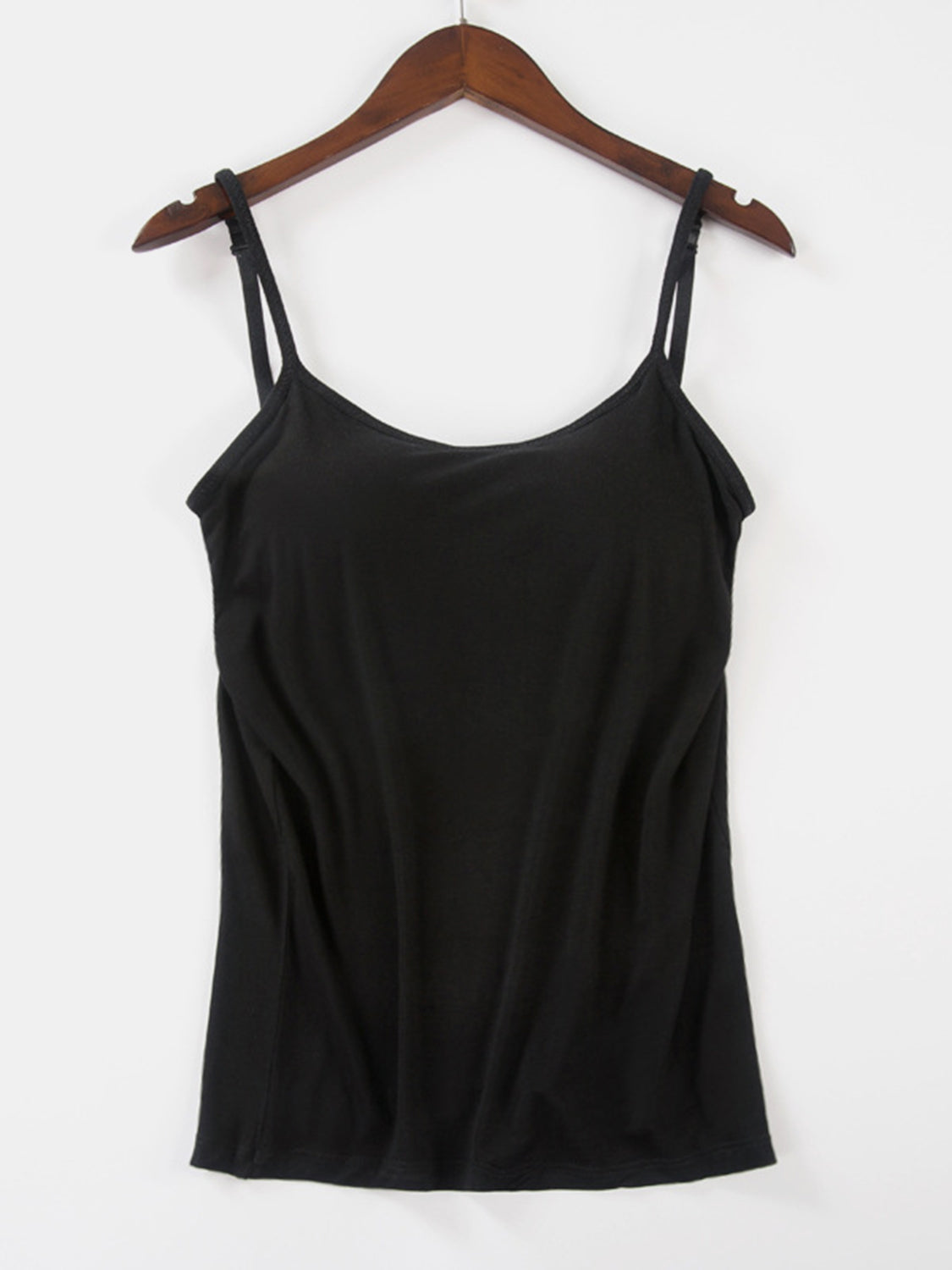 Scoop Neck Adjustable Strap Cami